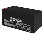 MIGHTY MAX BATTERY ML3-12  12V 3AH Replacement Battery for Amstron AP-1230, AP1230, AP-1232 ML3-1210672